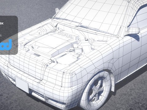 TW Police Car 002 Modelo 3D
