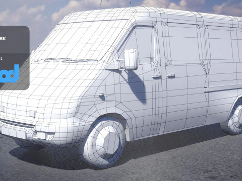 TW School Bus 001 3D Model