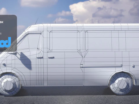 TW School Bus 001 3D Model