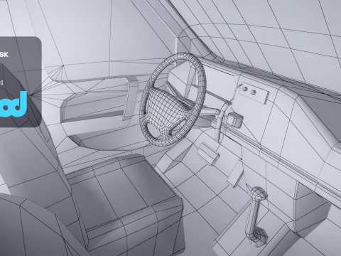 TW School Bus 001 3D Model