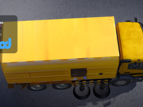 TW Street Sweeper 001 Modelo 3D