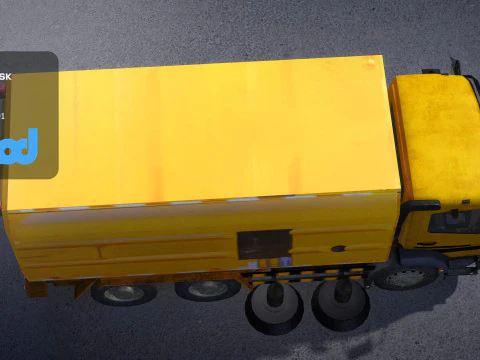 TW Street Sweeper 001 3D Model