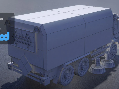 TW Street Sweeper 001 3D Model