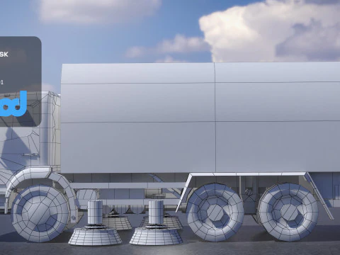 TW Street Sweeper 001 3D Model