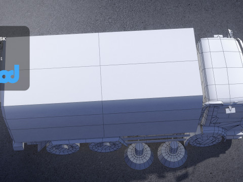 TW Street Sweeper 001 Modelo 3D