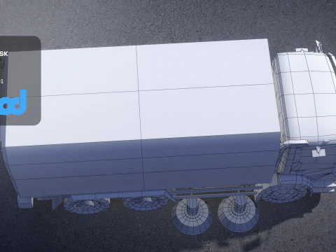 TW Street Sweeper 001 3D Model