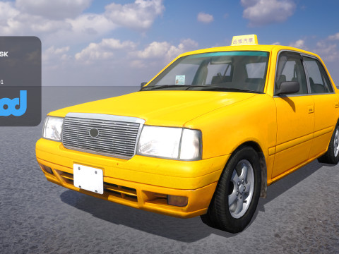 TW Taxi 001 3D Model