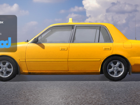 TW Taxi 001 3D Model