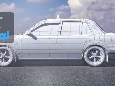 TW Taxi 001 3D Model