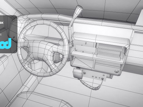 TW Taxi 001 3D Model