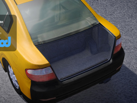 TW Taxi 002 3D Model