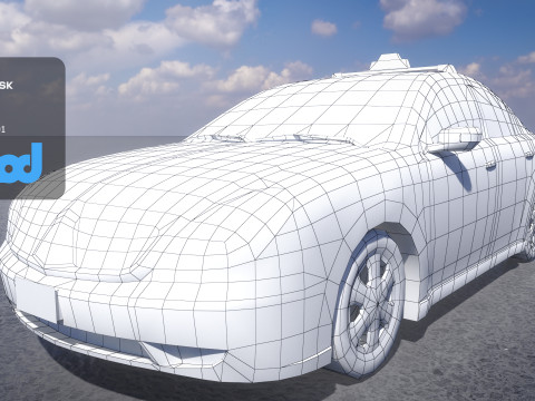 TW Taxi 002 3D Model