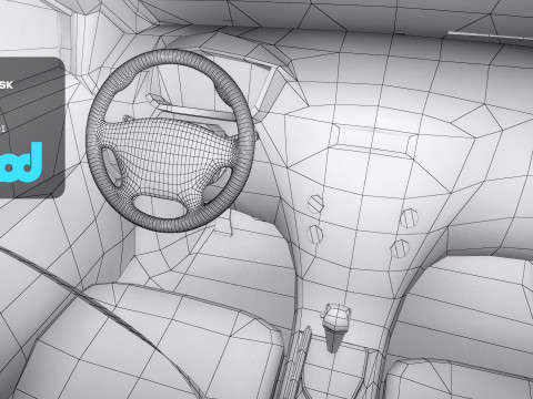 TW Taxi 002 3D Model