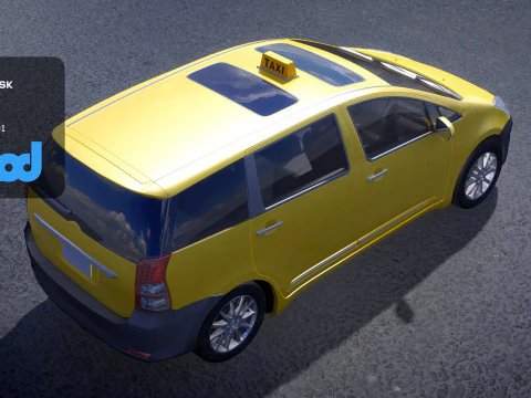 TW Taxi 005 3D Model