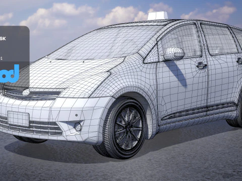 TW Taxi 005 3D Model