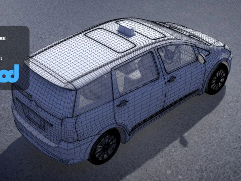TW Taxi 005 3D Model