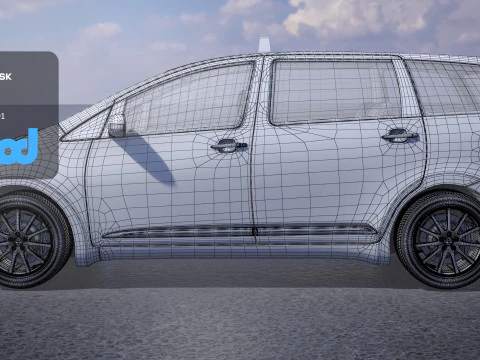 TW Taxi 005 3D Model