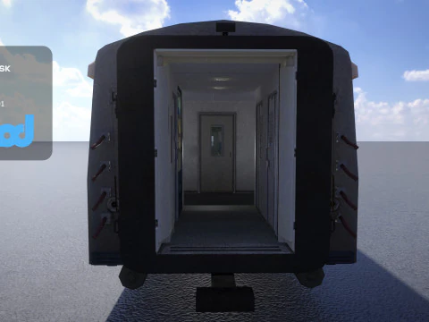 台湾火车车厢001 3D 模型