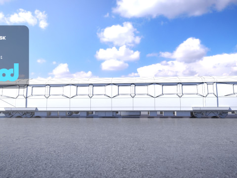 TW Train Cabin 001 Modelo 3D