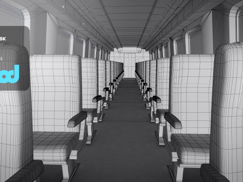 TW Train Cabin 001 Modelo 3D
