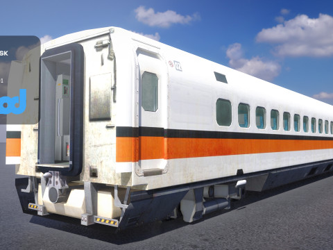TW Train Cabin 002 3Dモデル