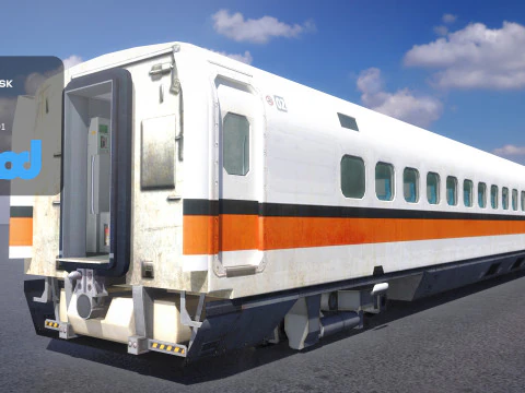 Cabine de trem TW 002 Modelo 3D
