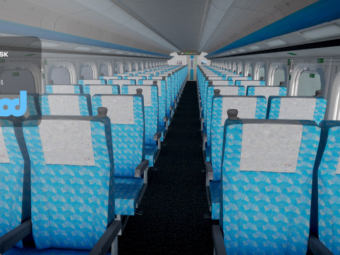 TW Train Cabin 002 Modelo 3D