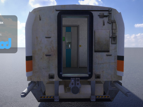 TW Train Cabin 002 Modelo 3D