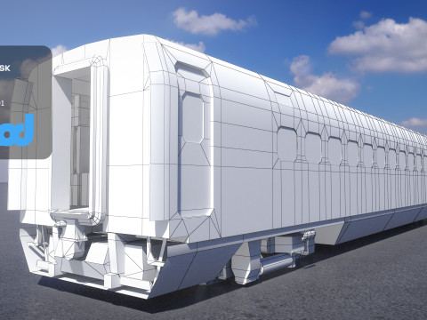 TW Train Cabin 002 Modelo 3D