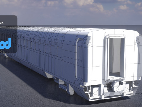 TW Train Cabin 002 Modelo 3D
