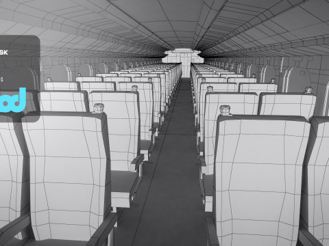 TW Train Cabin 002 Modelo 3D