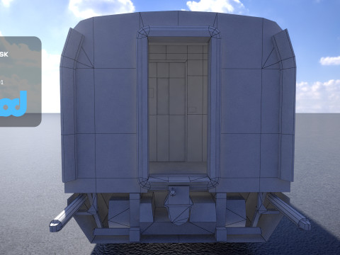 TW Train Cabin 002 Modelo 3D