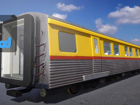 TW Train Cabin 003 3Dモデル