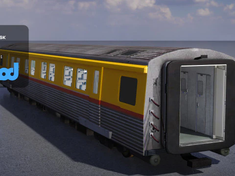 TW Train Cabin 003 3D Model