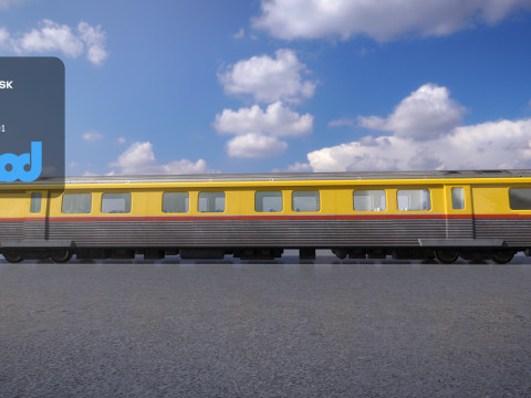 TW Train Cabin 003 3Dモデル