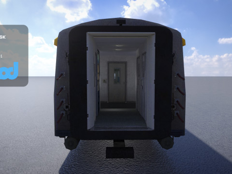 TW Train Cabin 003 3Dモデル