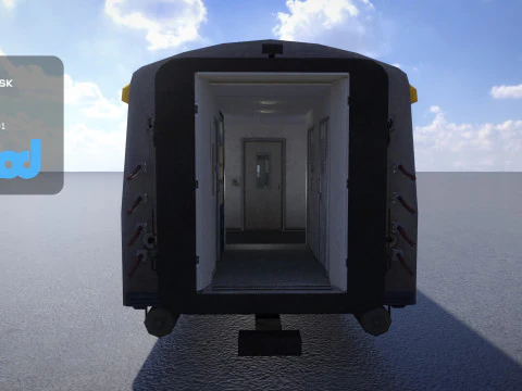 TW Train Cabin 003 3D Model