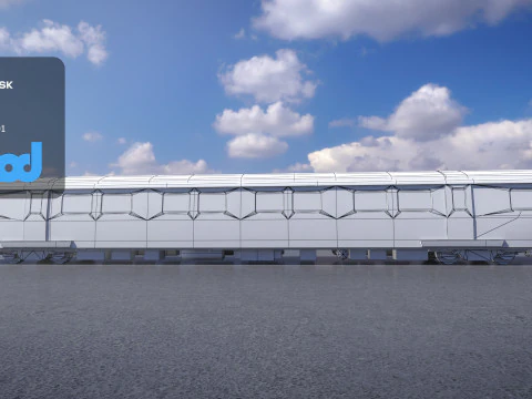 TW Train Cabin 003 3D Model