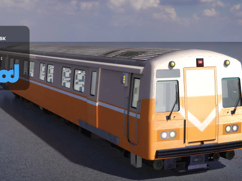 TW Train Locomotive 001 3D Model