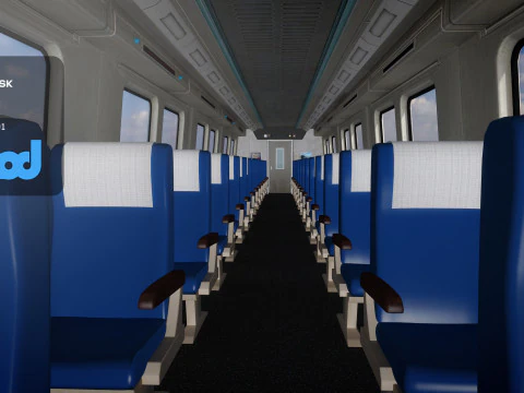 TW Train Locomotive 001 3D Model