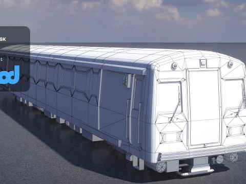 TW Train Locomotive 001 3D Model