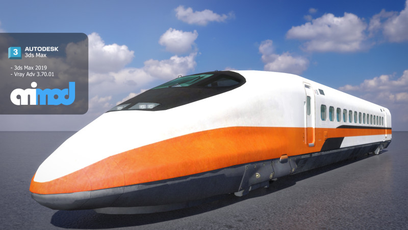 TW Train Locomotive 002 3D-Modell .c4d .max .obj .3ds .fbx .stl .blend