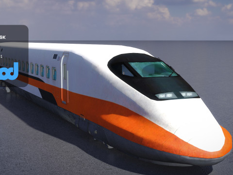 TW Train Locomotive 002 3D-Modell