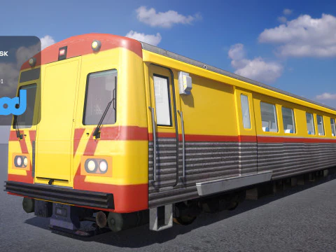 Locomotiva del treno TW 003 Modello 3D