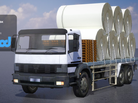 TW Truck 001 3Dモデル