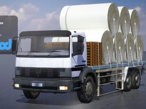 台湾卡车001 3D 模型