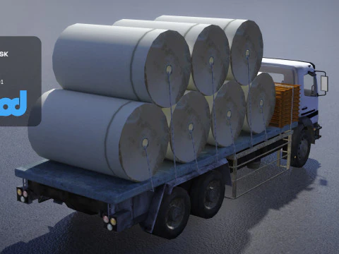 TW Truck 001 3D Model