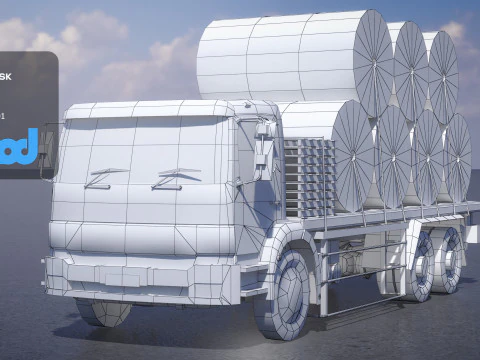 TW Truck 001 3D Model