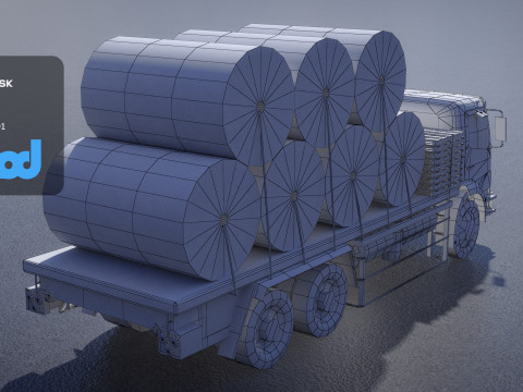 TW Truck 001 3D-Modell