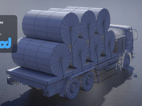 TW Truck 001 3D Model